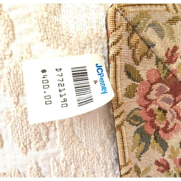 NWT Vintage European Corona Decor Garden Wall Tapestry w/Hooks 33-1/2" x 43" - Picture 8 of 14